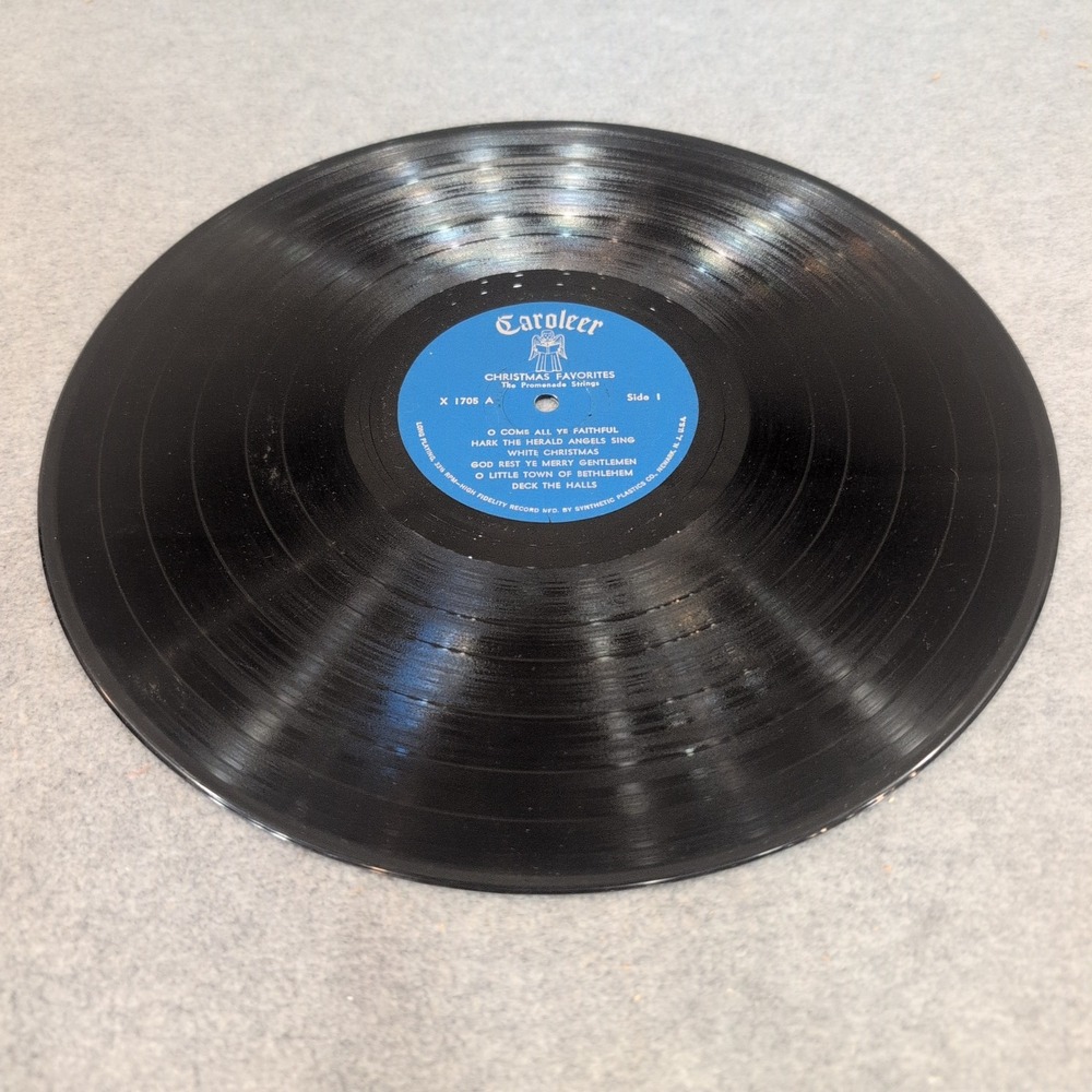 The Promenade Strings Christmas Favorites Vinyl LP Caroleer Records X 1705 VG - Picture 5 of 6